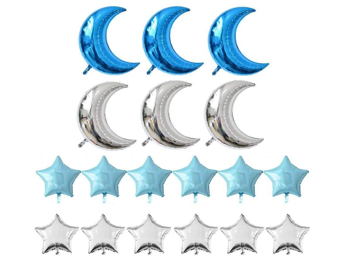 2020 Canton Fair Hot Sale Moon Shape Foil Balloon Mylar Balloon