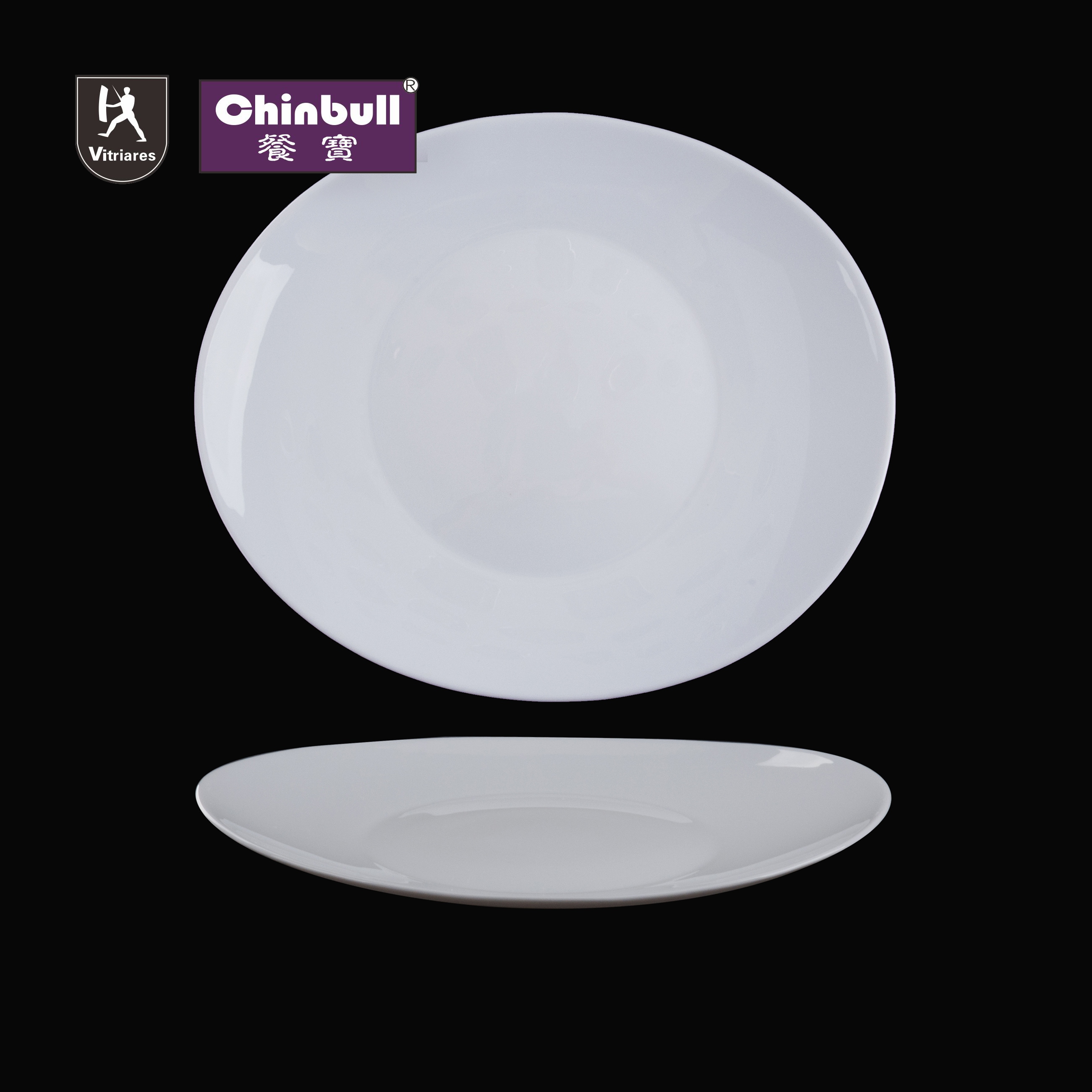 Dinner plate(opal glassware）