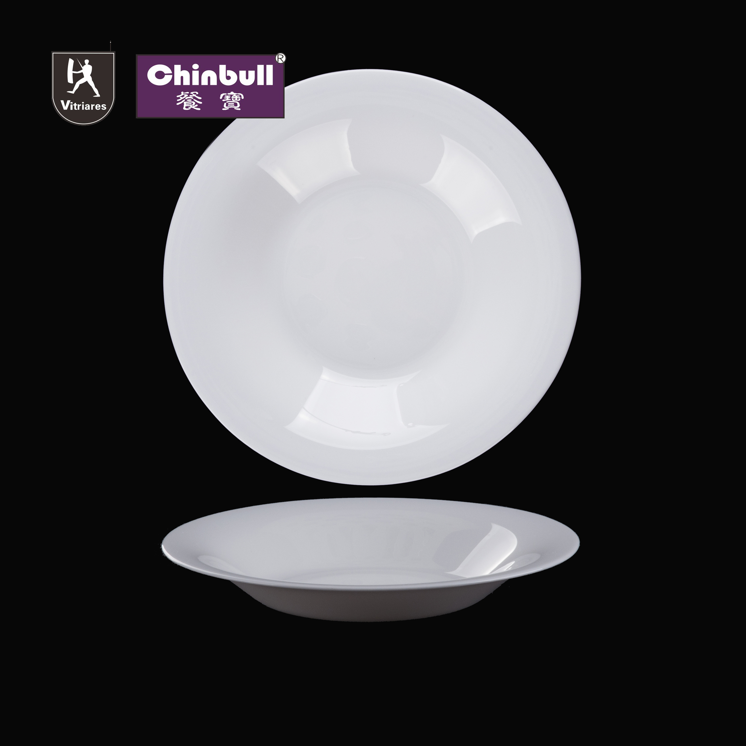 Soup plate (opal glassware）