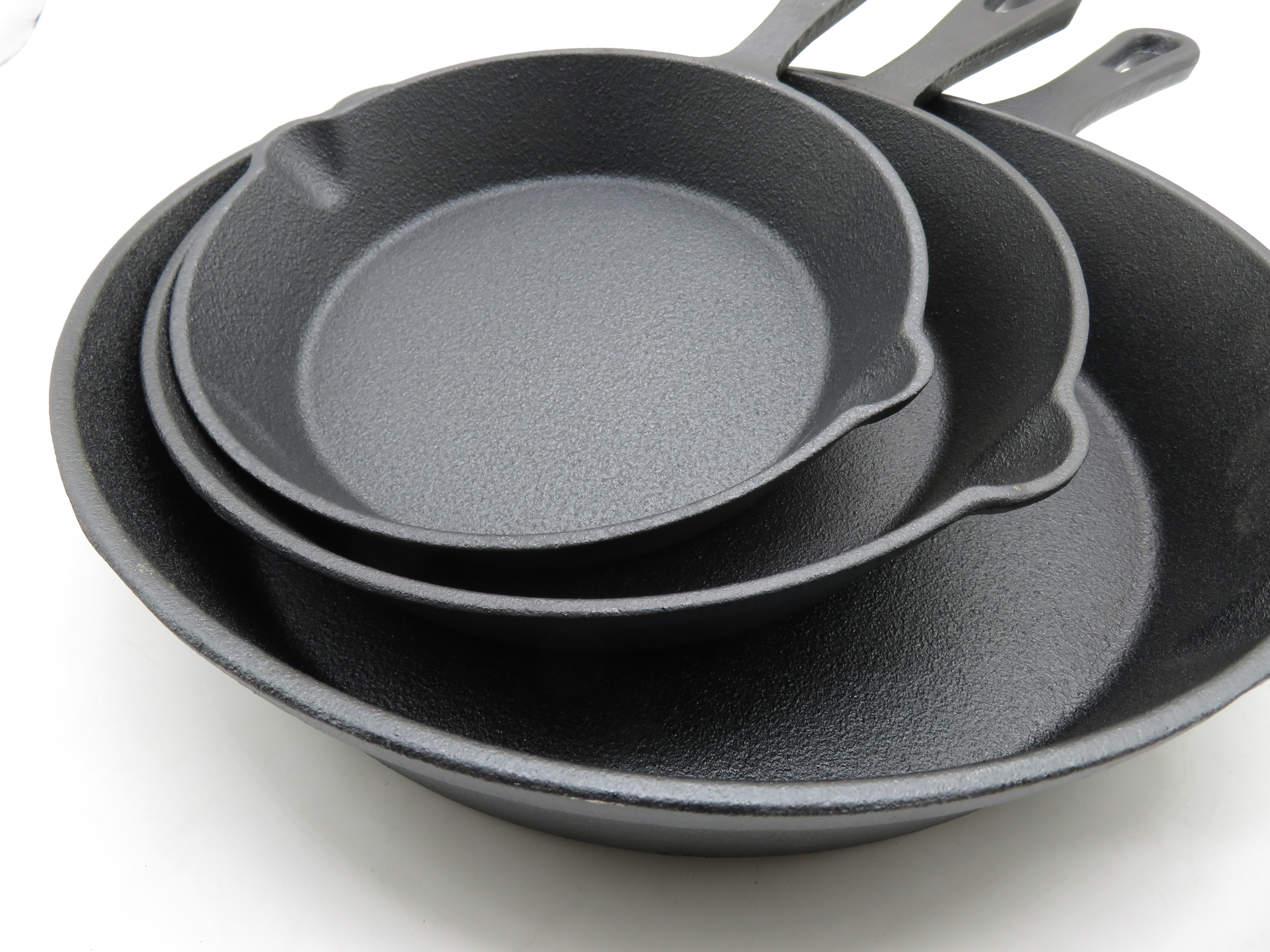 cast iron skillet set 3PCS