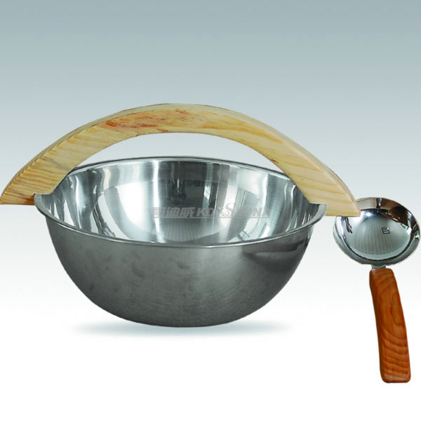 Stainless Steel Sauna Bucket with Ladle