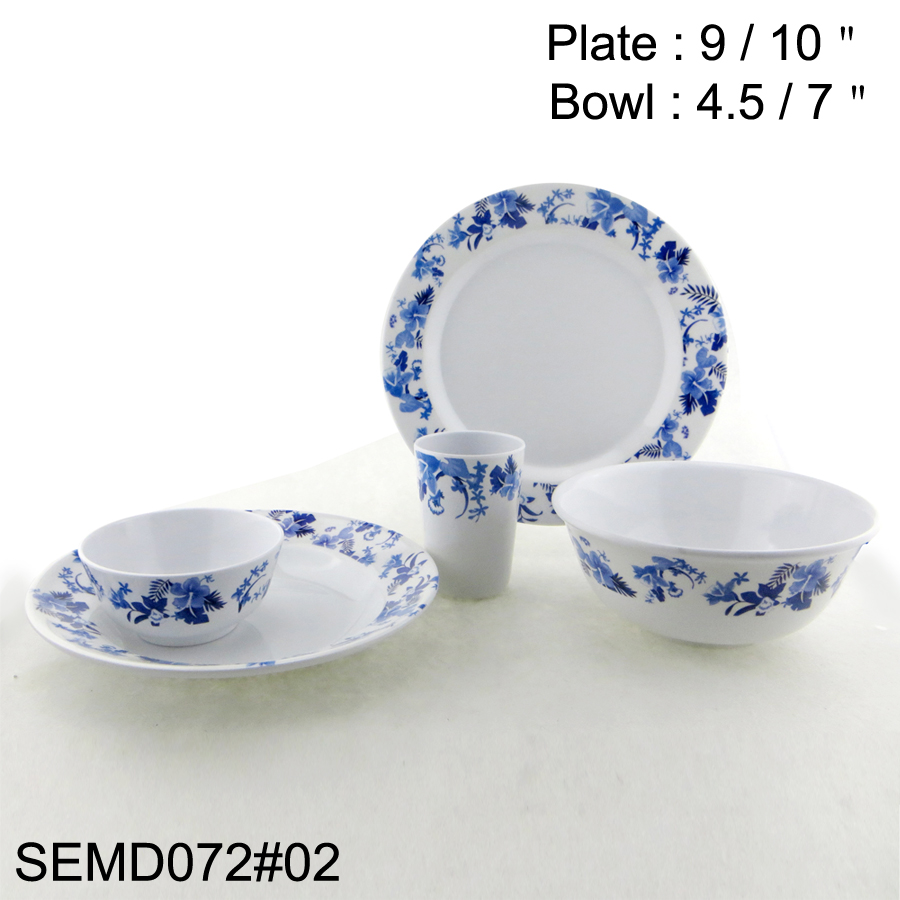 SEBEST-melamine tableware set