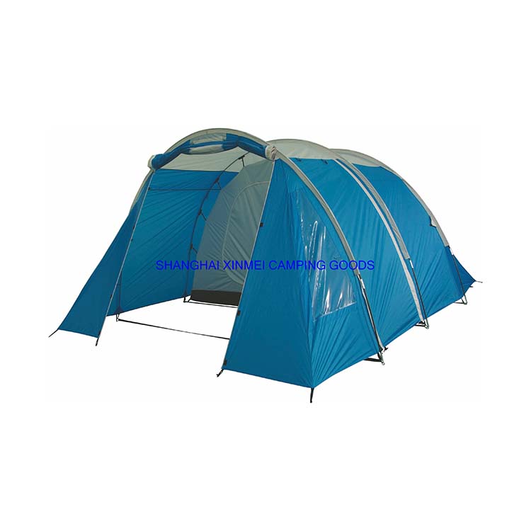 100% Polyester 4-8 Person Camping Tent