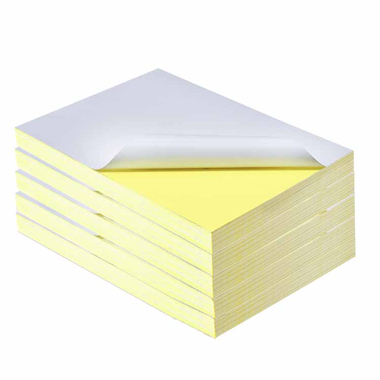mirror coat sticker paper,self adhesive a4 sheet,white sticker paper