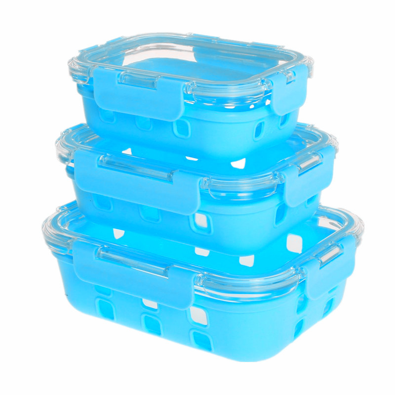 Glass food containers