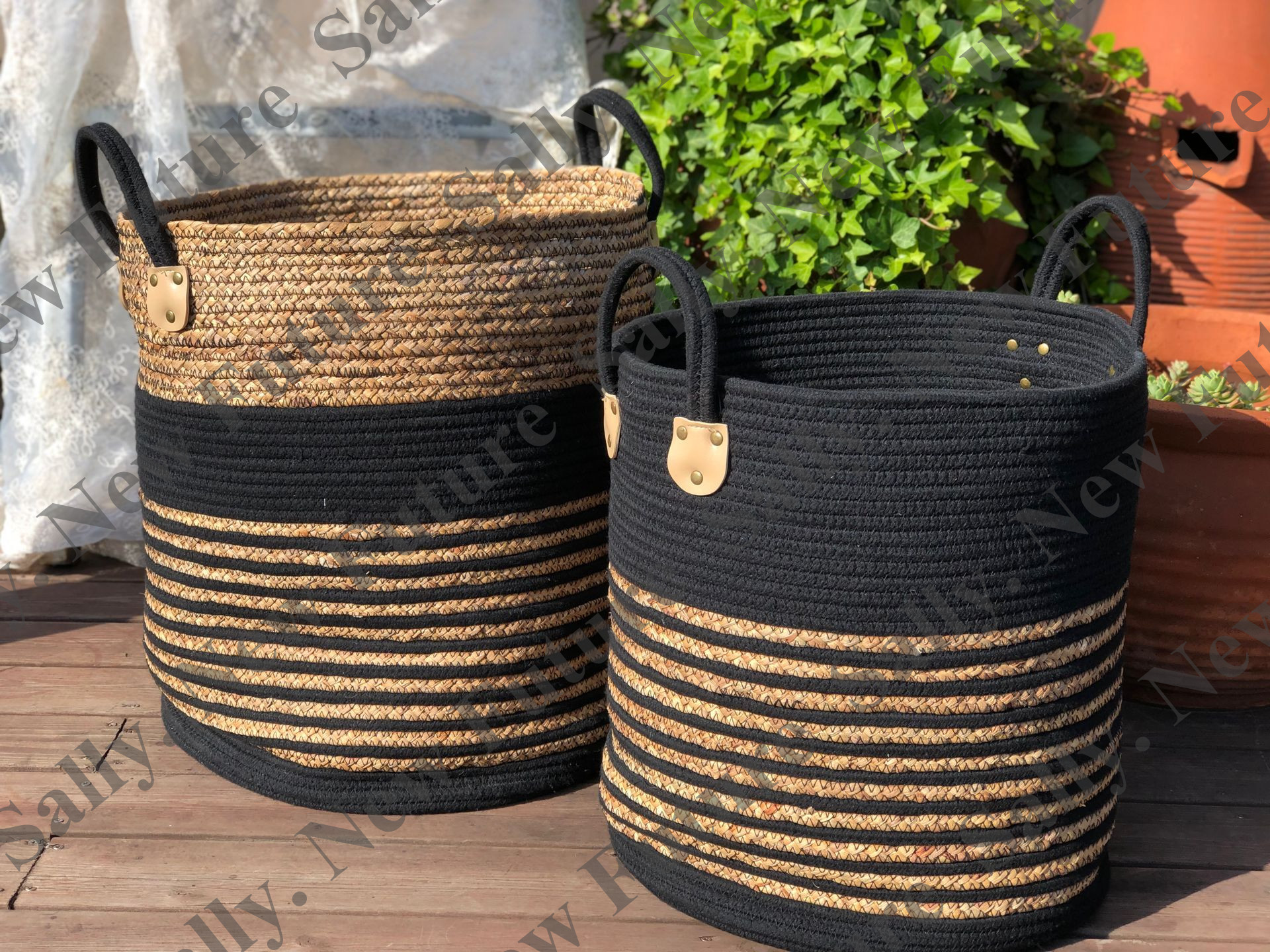 S/2 round storage basket