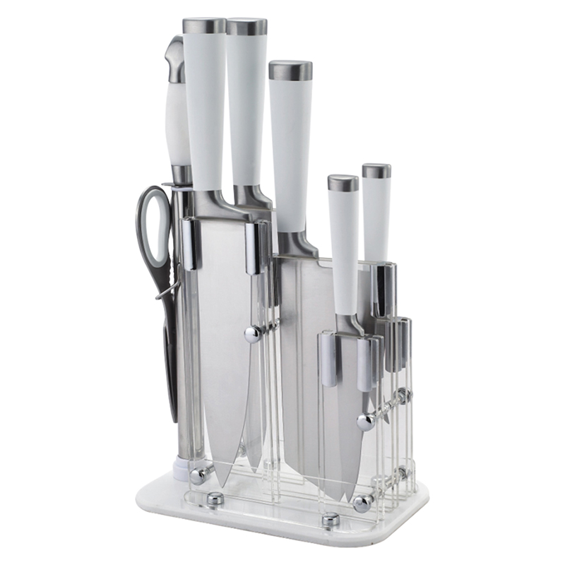 8 Pc Kitchen Knife Block Set