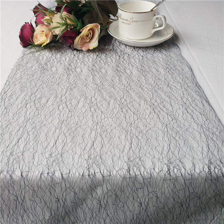 silk mesh table runner