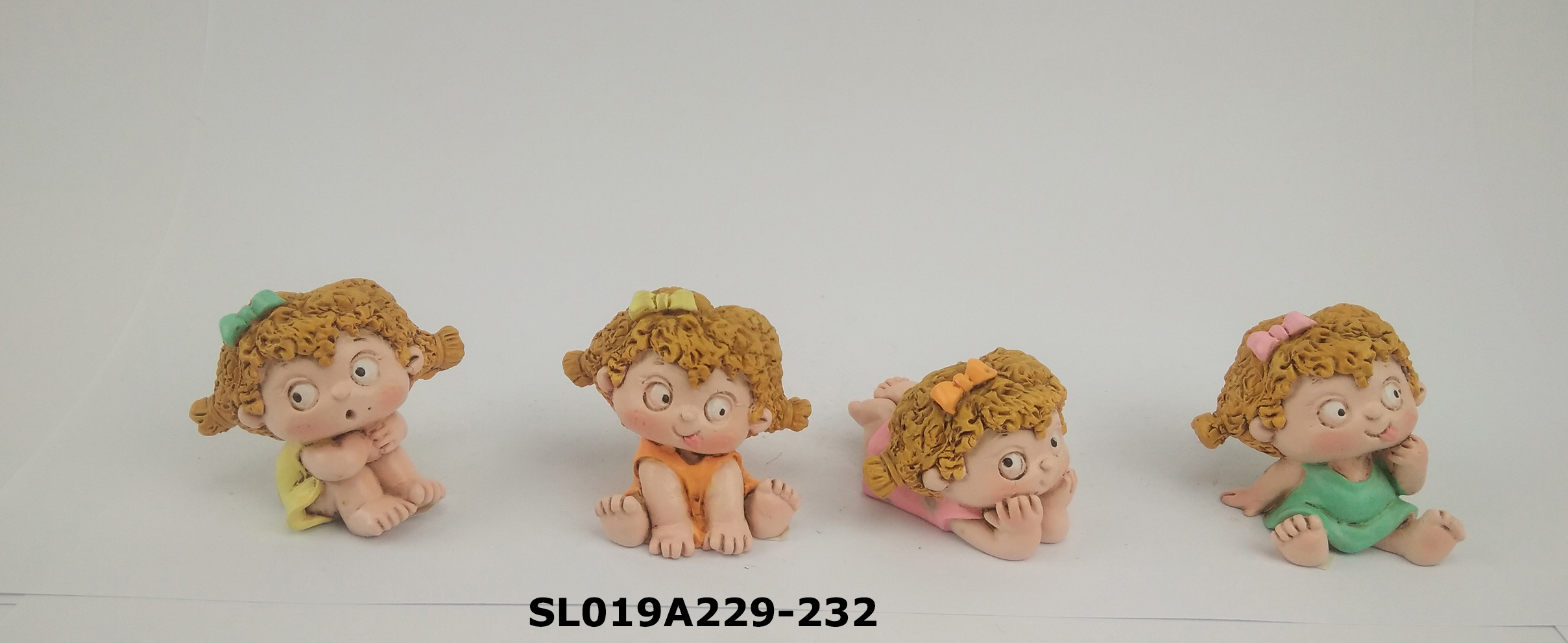Resin decoration, key chain - girl