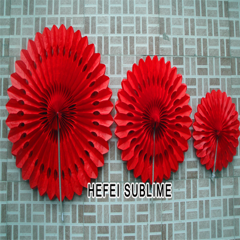 Honeycomb paper fan party decoration