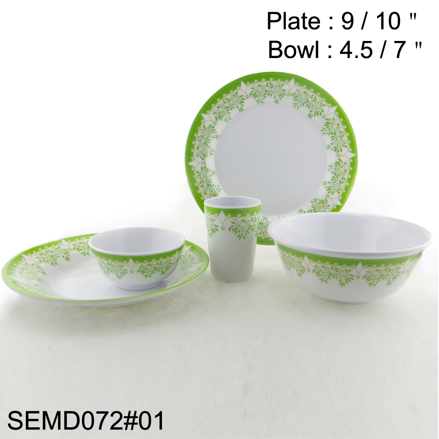 SEBEST-melamine tableware set