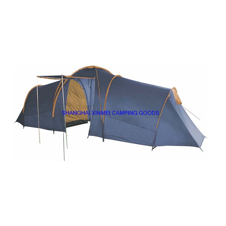 100% Polyester 4-6 Person Camping Tent