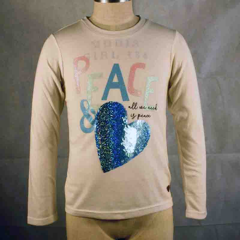 Girls round neck tee