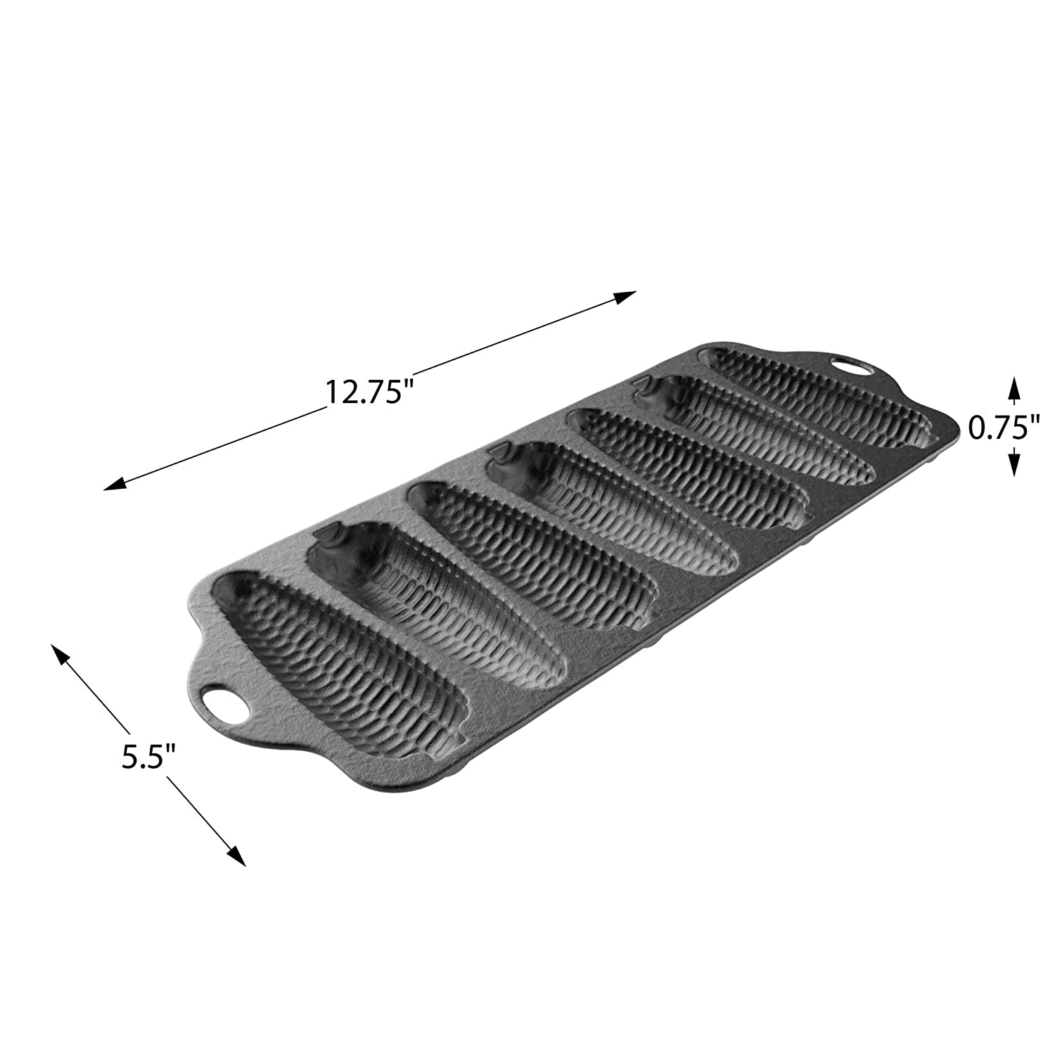 Pre-seasoned cast iron Biscuit Pan for Camping or Indoor, Cast Iron Cookware for Biscuits, Muffins