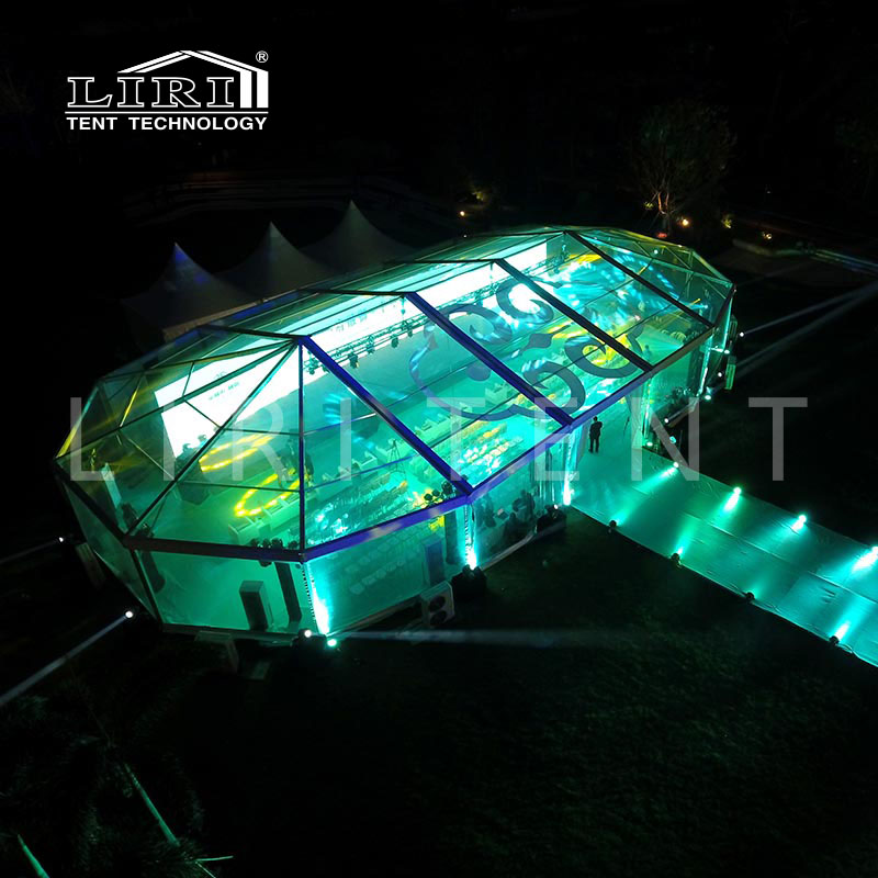 High Peak Mixed Tent, customized modular tent, wedding event party tent