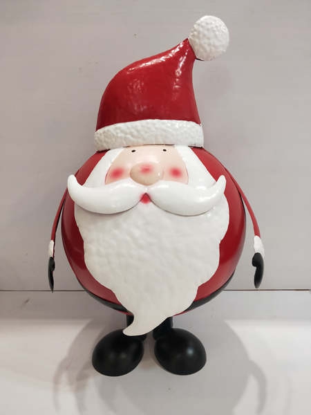 Metal Garden Santa DECO