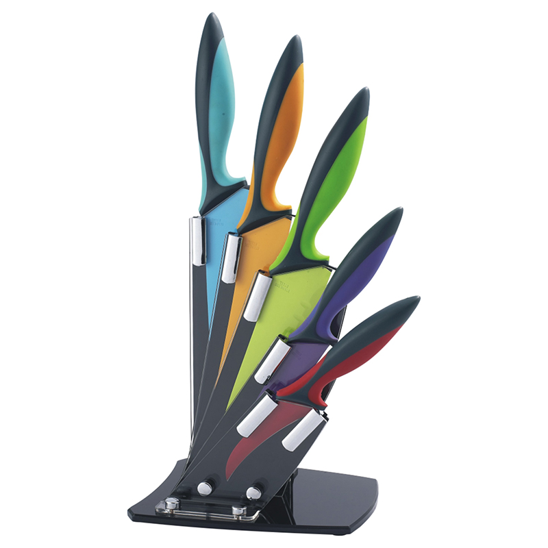 Non-stick knife (PP & TPR handle)