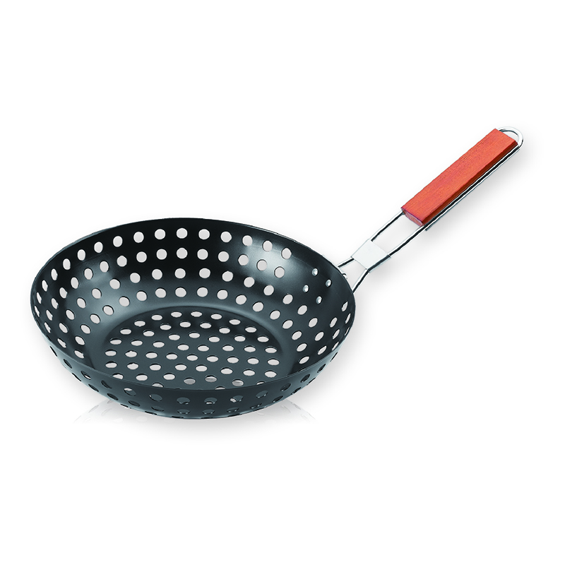 BBQ round grill wok