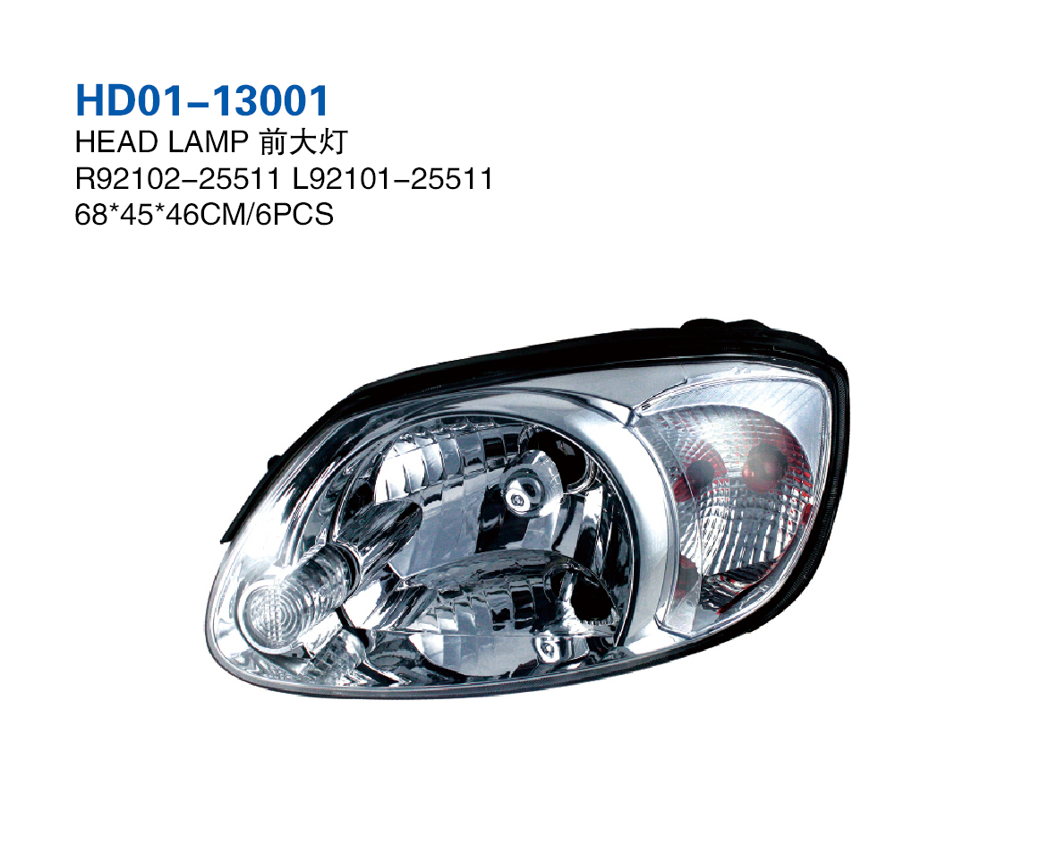 Head Lamp For Accent 2003