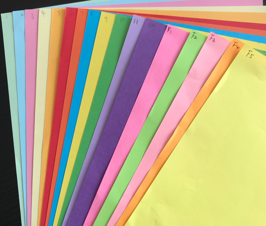 Color CardBoard, A4 color board,color paper,papel iris,cartulina iris