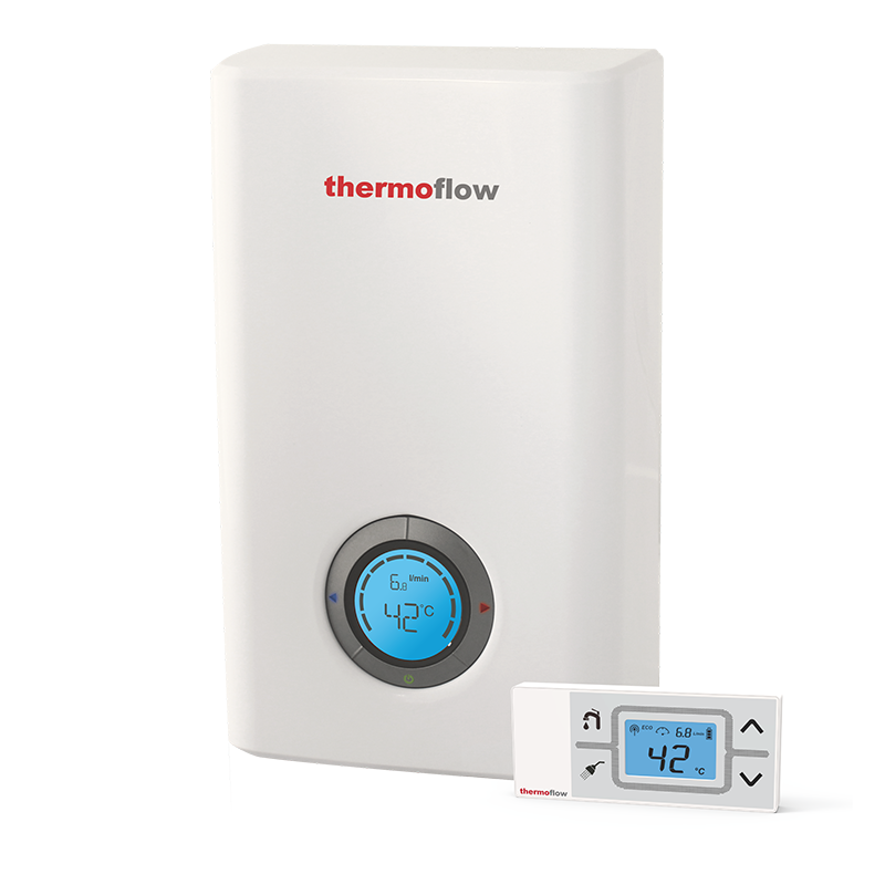 Remotely controlled 10kw Compact electric instant water heater