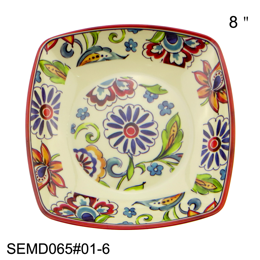SEBEST- edged melamine plate
