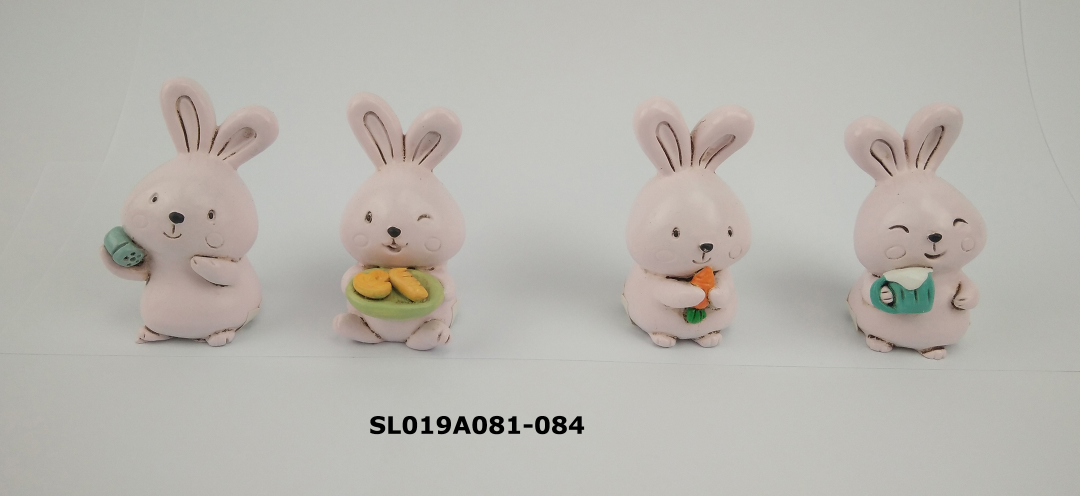 Resin decoration. Key chain - rabbit