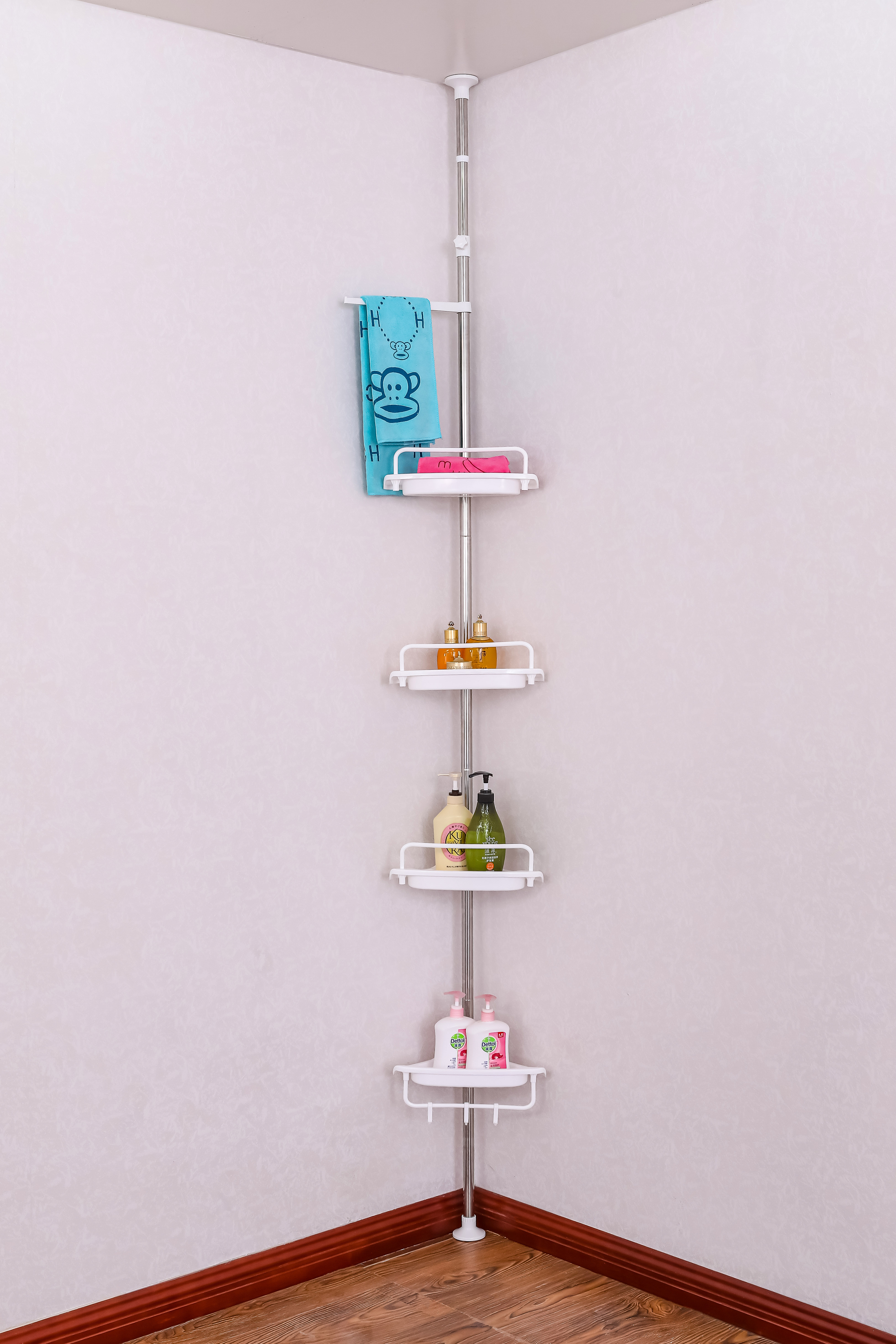 bathroom rack