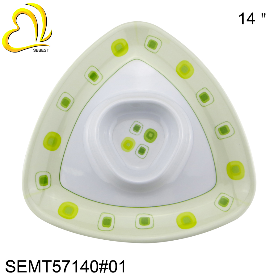 1 SEBEST 14''Chip&Dip serving tray SEMT57140#01