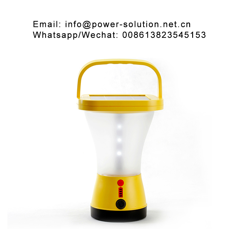Outdoor portable solar emergency lantern