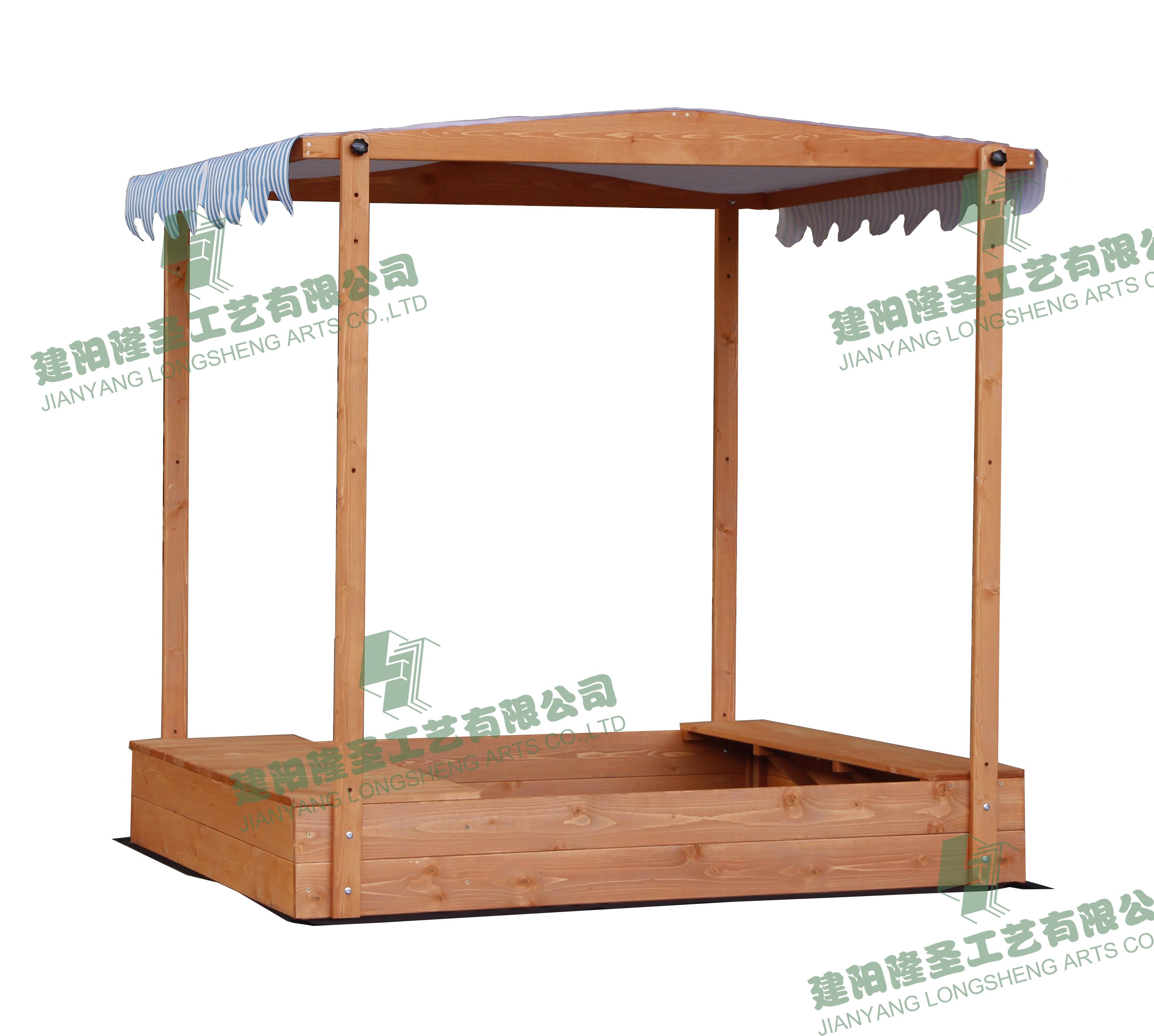 wooden sand box