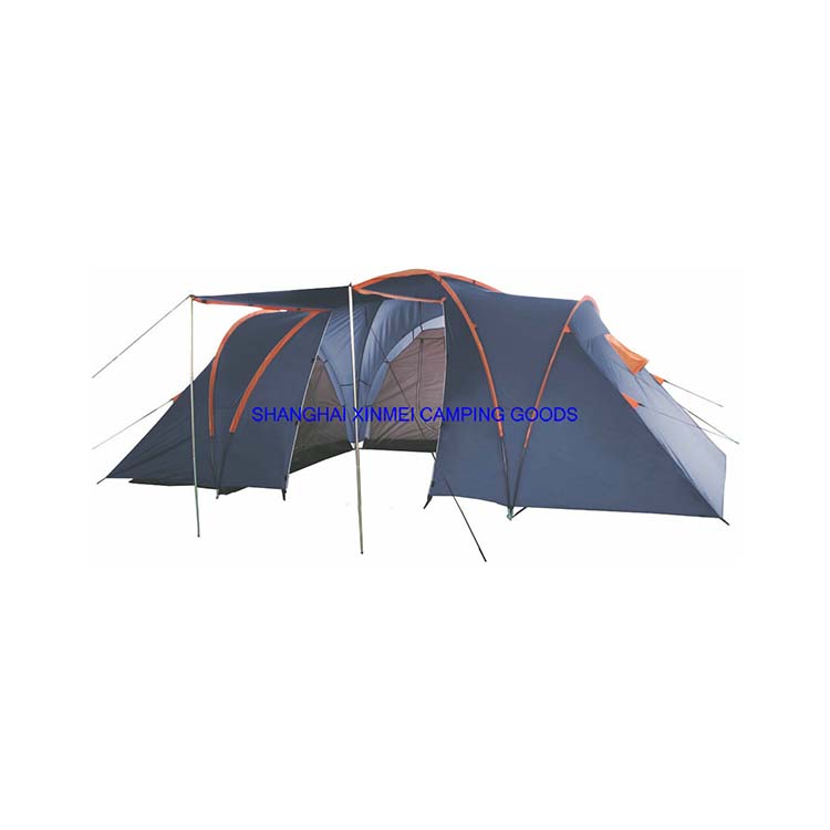 6 P 100% Polyester 06-09 Person Camping Tent