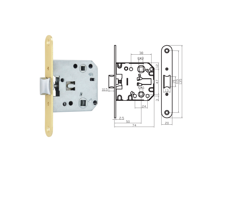 Lock Body PE47