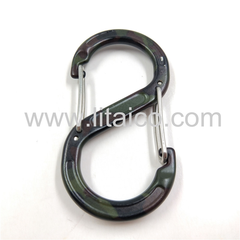 S-shaped metal Carabiner