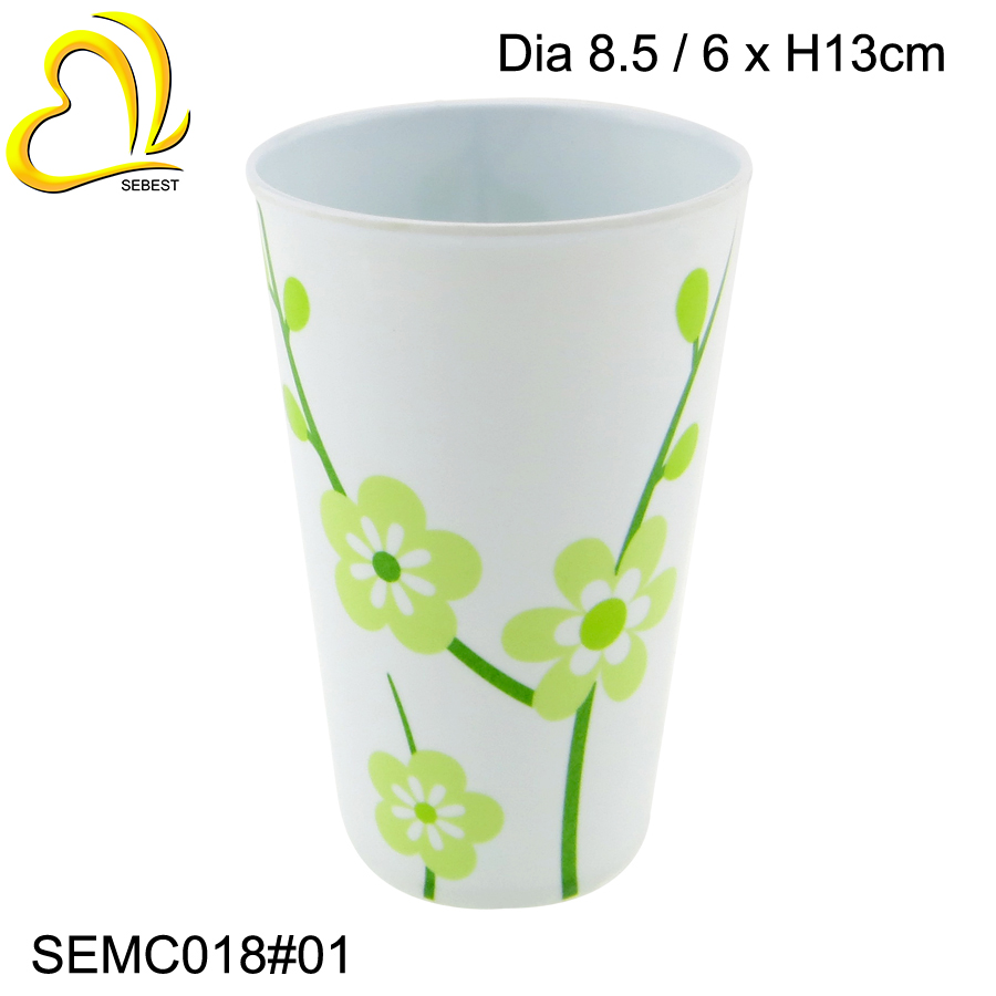 1 SEBEST brightly colored melamine cup SEMC018