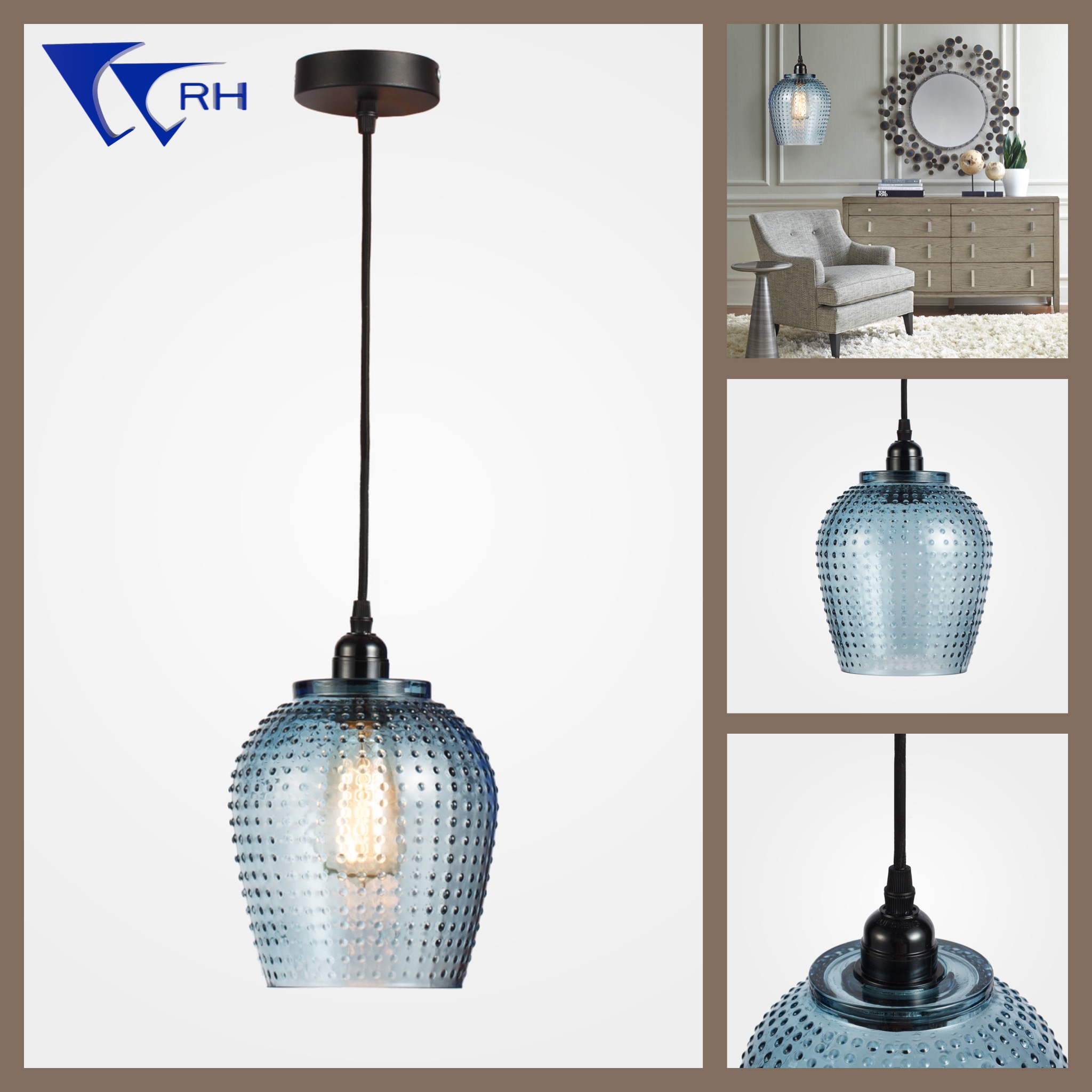 glass celling lamp
