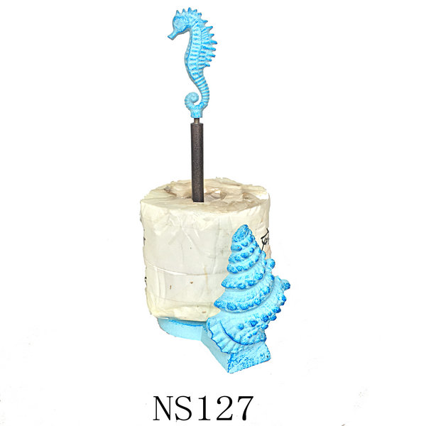 Cast Iron Home Decor Seahorse Paper Towel Holder