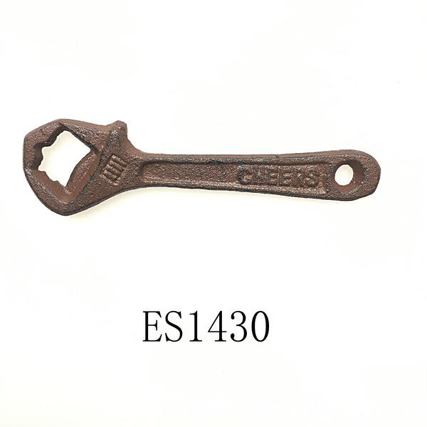 Cast iron spanner bottle opener