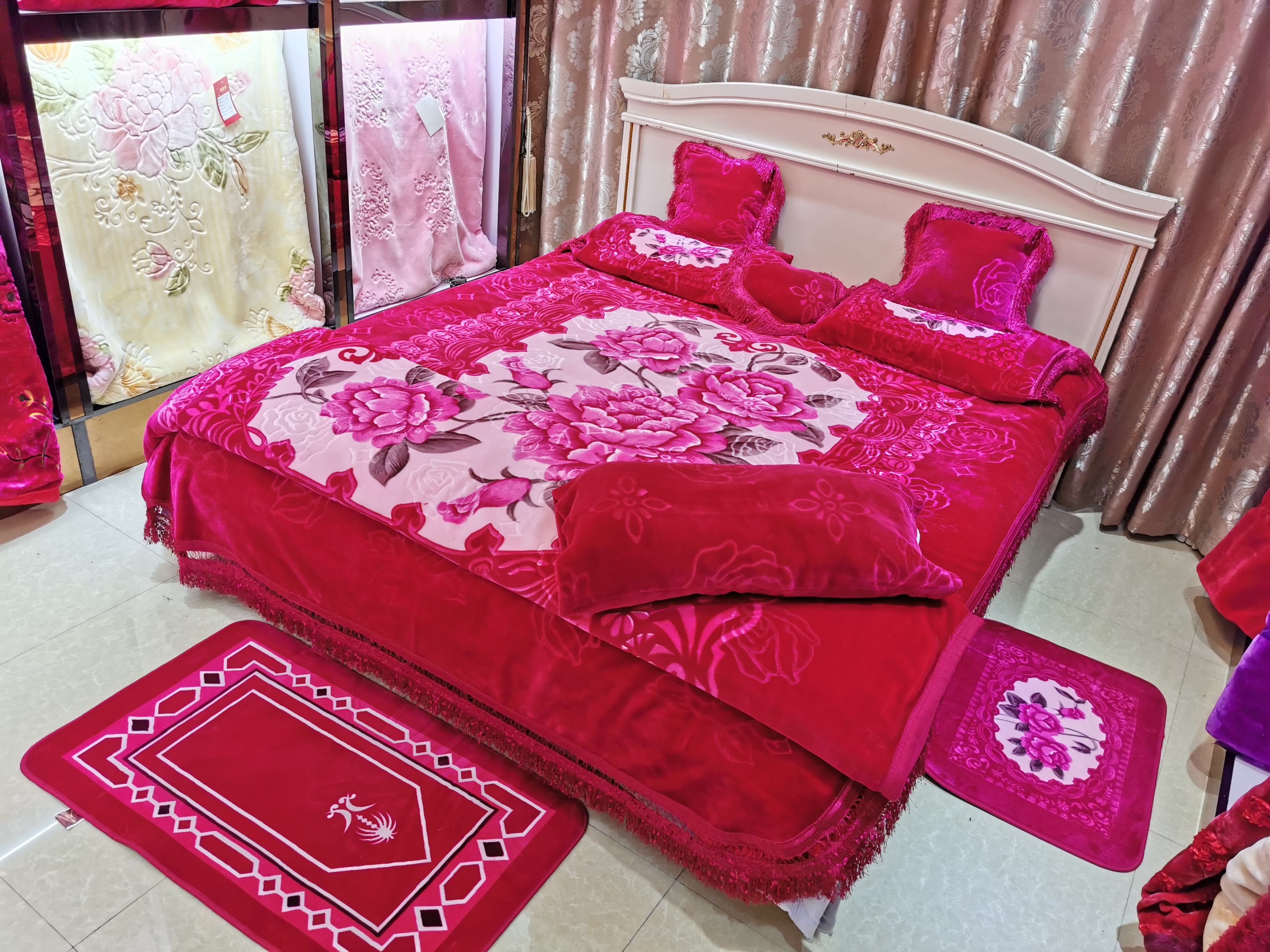 10 Pcs Mink Blanket Set