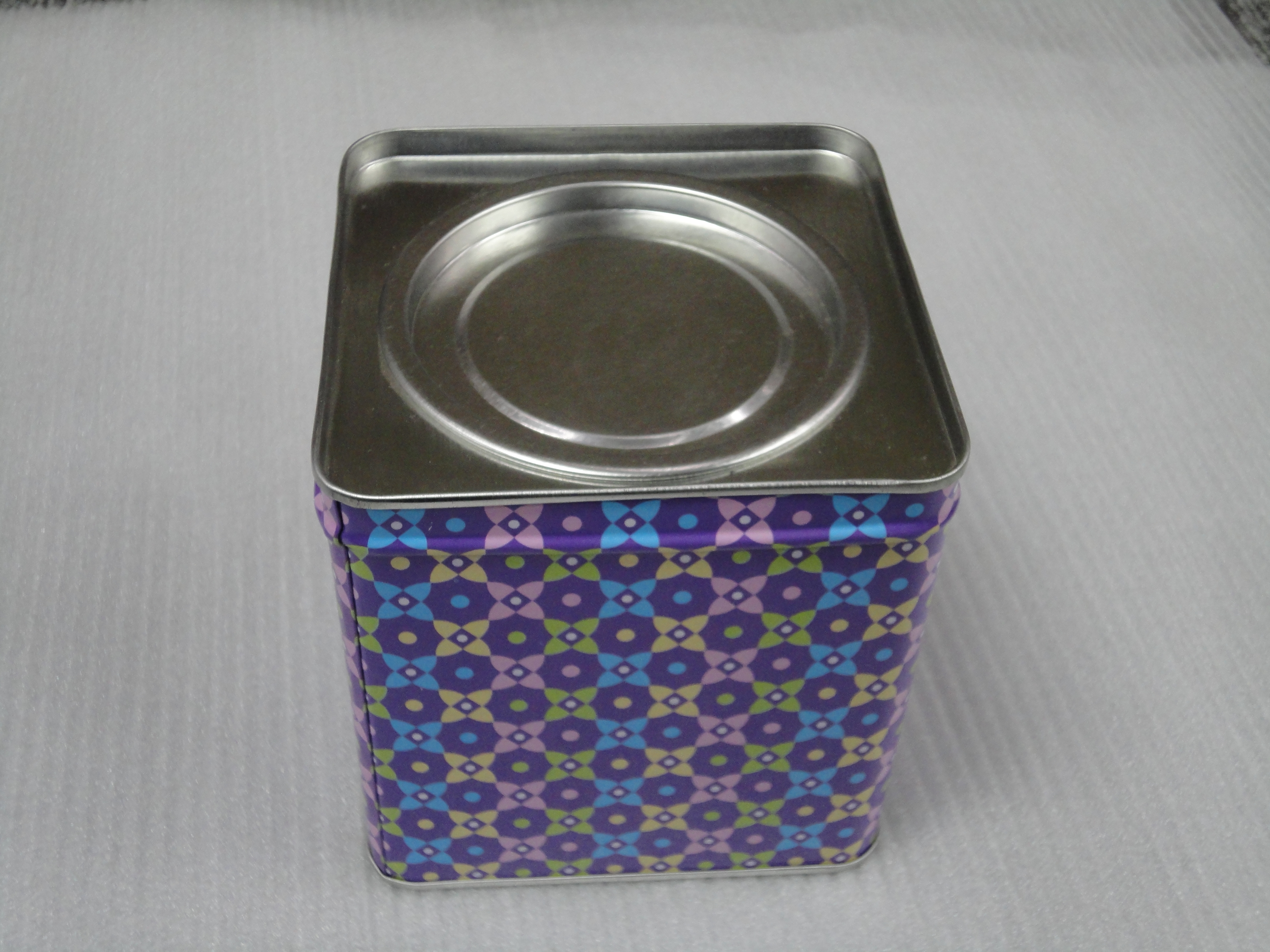 □food grade of packing tin box for coffee or tea