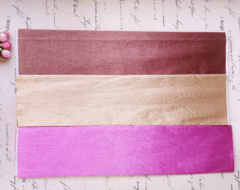 Color Crepe Paper,rainbow/pearls/metallic crepe paper