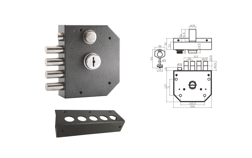 Rim Lock 1712