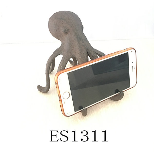 cast iron octopus phone holder