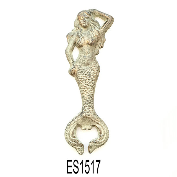 cast iron mermaid bottle opener
