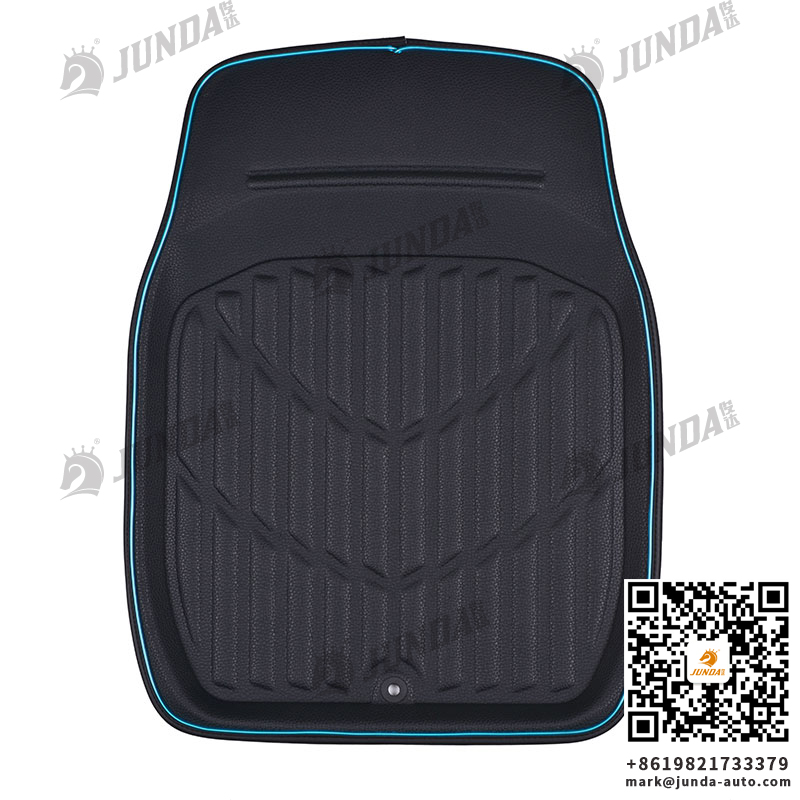 3D Leather floor mat