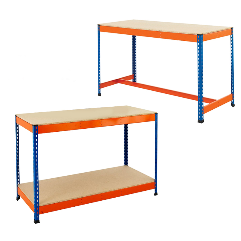 2 tier easy assembly heavy duty workbench