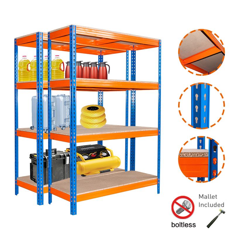 !0 storage metal keyhole rivet display shelving rack garage shelving