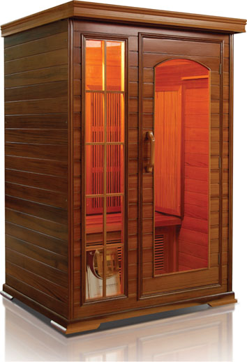 Near Far Infrared Sauna Cabin With Red Light Therapy