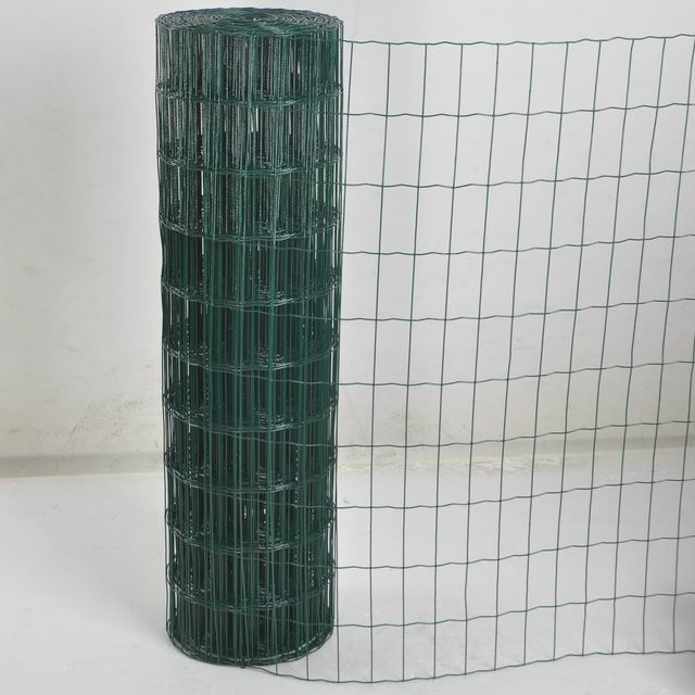 -H1.5M PVC coated EURO FENCE WELD MESH GARDEN FENCE NETTING