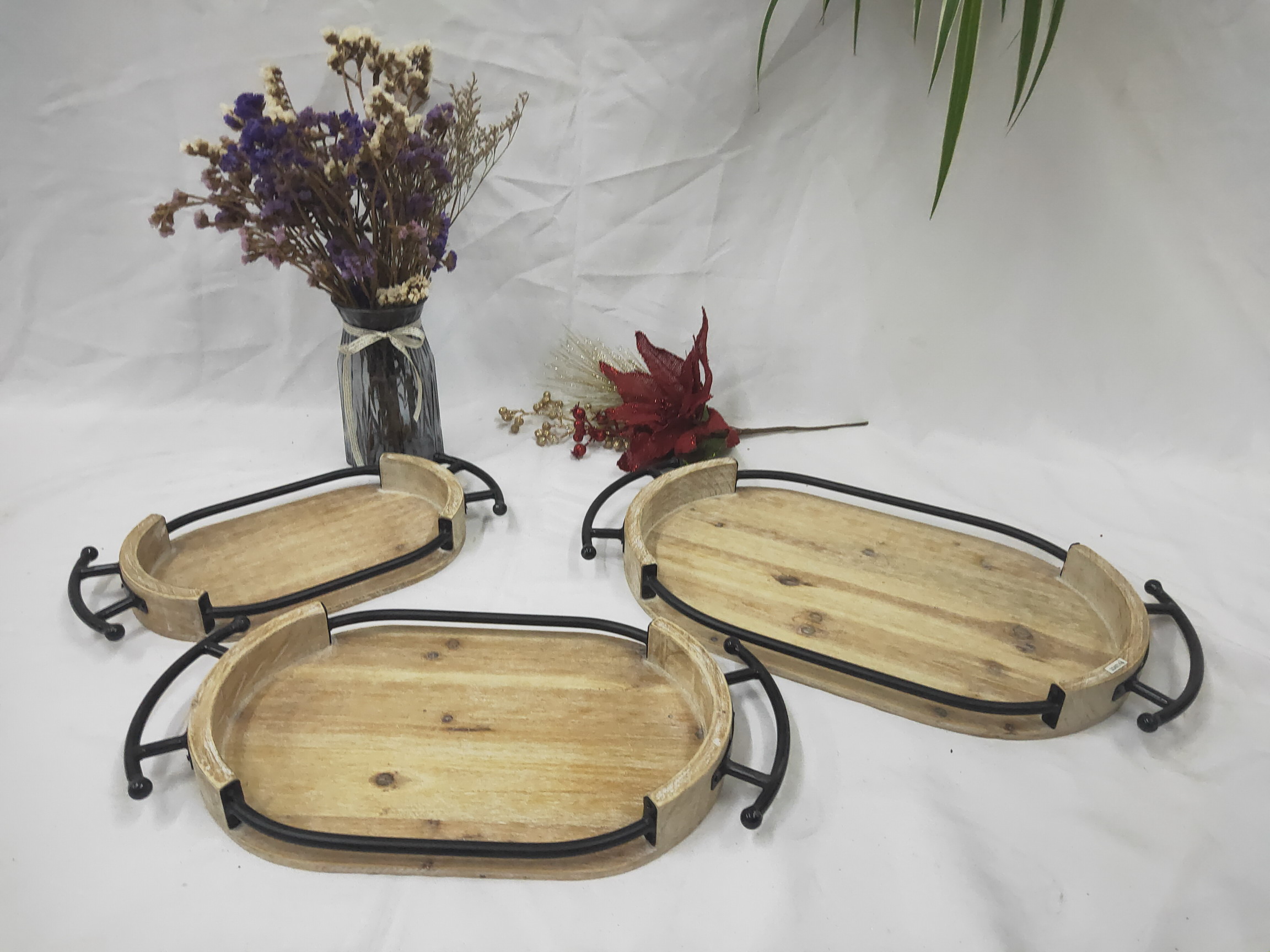 Bamboo Tray， fruit tray